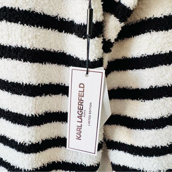 NWT Karl Lagerfeld Paris Limited Edition Cozy Knit Pullover Sweater Size S - Picture 7 of 8